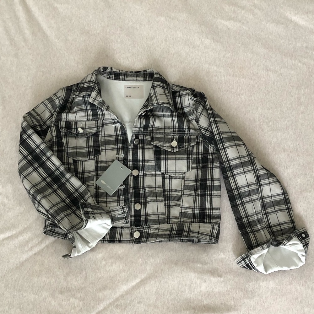 ASOS cropped denim jacket